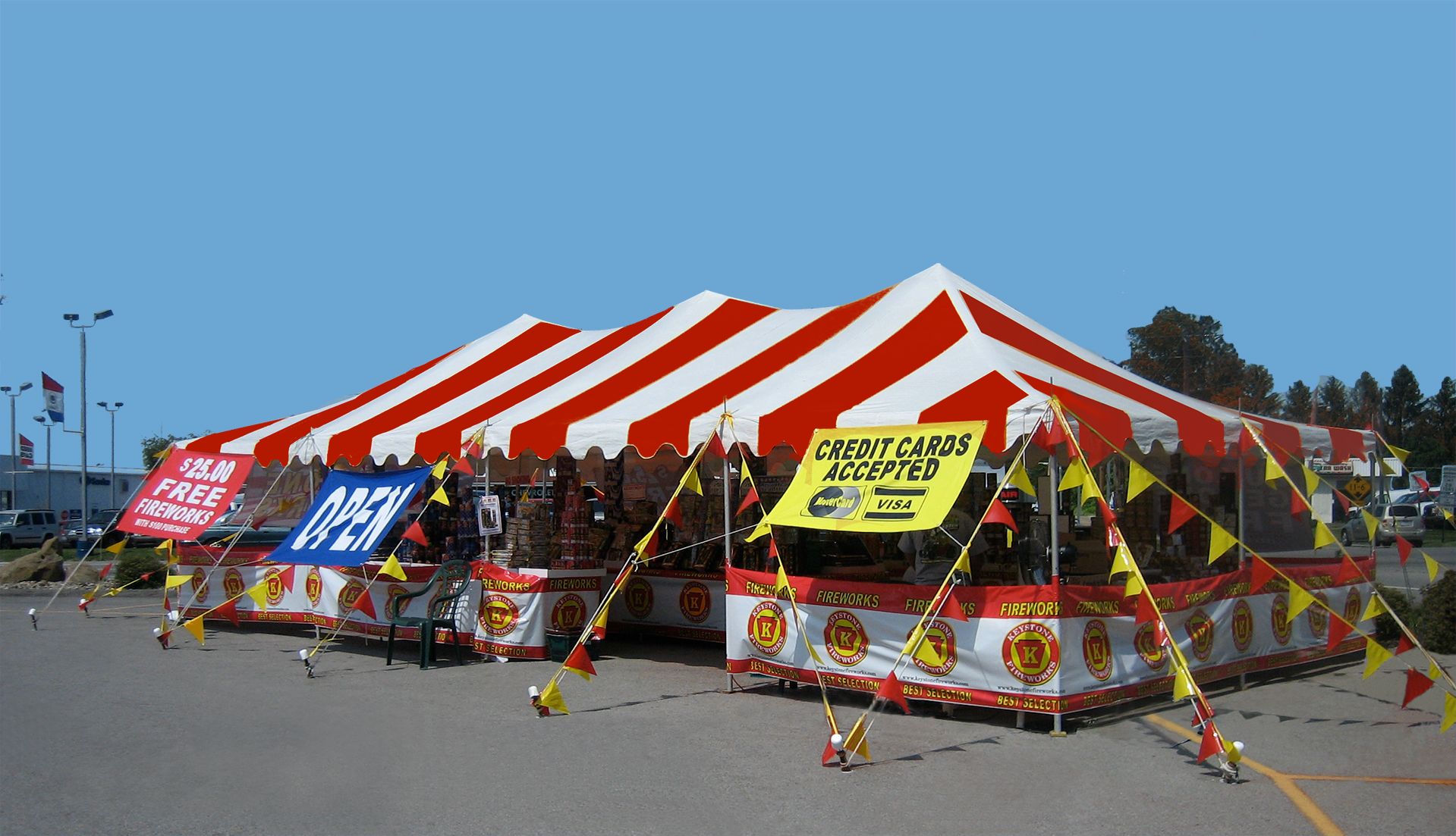 Keystone Tent 20x40 aCLEAN